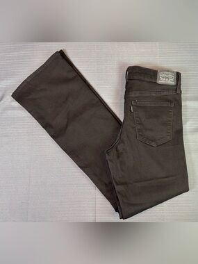 Levi’s 315 Shaping Bootcut Jeans Women’s Size 29 Black Mid Rise Stretch Denim